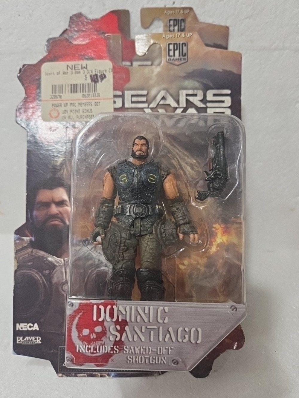 Gears of War Dominic Santiago Action Figure - Green